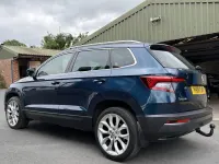 Used Skoda Karoq 150 HP (110 kW) 2019 Blue SUV