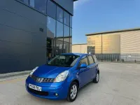 Used Nissan Note Acenta 110 HP (80 kW) 2008 Blue Hatchback