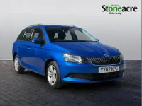 Used Skoda Fabia SE 94 HP (69 kW) 2017 Blue Estate