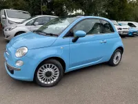 Used Fiat 500 Lounge 69 HP (50 kW) 2013 Blue Hatchback