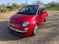 Used Fiat 500 Lounge 69 HP (50 kW) 2011 Red Hatchback