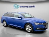 Used Skoda Superb SE 150 HP (110 kW) 2021 Blue Estate
