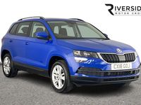Used Skoda Karoq SE Technology 116 HP (85 kW) 2018 Blue SUV