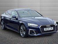 Used Audi A5 S-Line 204 HP (150 kW) 2024 Blue Hatchback