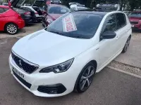 Used Peugeot 308 GT-line 2018 White Hatchback