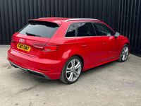 Used Audi A3 Sportback S-Line 150 HP (110 kW) 2017 Red Hatchback