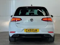 Used VW Golf VII R-line 150 HP (110 kW) 2019 White Hatchback