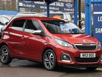 Used Peugeot 108 Collection 2021 Red Hatchback