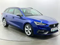 Used Seat Leon FR 130 HP (95 kW) 2021 Blue Estate