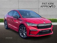 Used Skoda Enyaq iV SportlinePlus 210 kW (286 HP) 2024 Red SUV