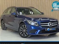 Used Mercedes C220 SE 194 HP (142 kW) 2018 Blue Estate