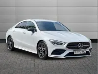Used Mercedes CLA220 AMG Line Premium 187 HP (137 kW) 2022 White Coupe