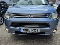 Used Mitsubishi Outlander P-HEV 121 HP (88 kW) 2015 Blue SUV
