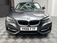 Begagnad BMW 218 Sport Line 2017 Grå Sportkupé