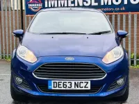Used Ford Fiesta Zetec 75 HP (55 kW) 2013 Blue Hatchback