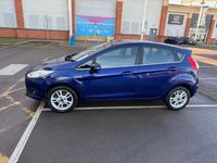 Used Ford Fiesta Zetec 2017 Blue Hatchback