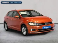 Used VW Polo SE 95 HP (69 kW) 2018 Orange Hatchback