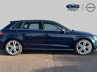 Used Audi A3 S-Line 190 HP (139 kW) 2018 Blue Sedan