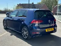 Used VW Golf VII R-line 150 HP (110 kW) 2019 Blue Hatchback