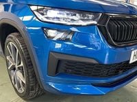 Used Skoda Kodiaq SportLine 150 HP (110 kW) 2024 Race blue metallic SUV