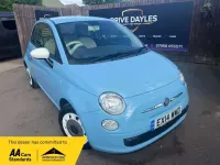 Used Fiat 500 69 HP (50 kW) 2014 Blue Hatchback