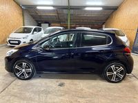 Used Peugeot 208 GT-line 110 HP (80 kW) 2018 Blue Hatchback
