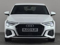 Begagnad Audi A3 S-Line 150 HK (110 kW) 2023 Vit Sedan