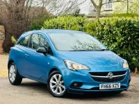 Used Vauxhall Corsa 75 HP (55 kW) 2017 Blue Hatchback