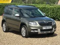 Used Skoda Yeti SE 110 HP (80 kW) 2017 Green SUV