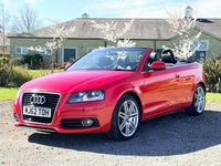 Used Audi A3 Cabriolet S-Line 2013 Red Cabriolet
