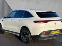 Used Mercedes EQC400 AMG Line Premium 300 kW (408 HP) 2023 Manufaktur opalite white bright SUV