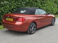Used BMW 218 Sport Line 2018 Orange Cabriolet
