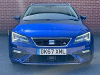 Used Seat Leon FR 125 HP (91 kW) 2017 Blue Estate
