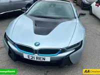 Used BMW i8 Comfort Edition 362 HP (266 kW) 2015 Silver Coupe