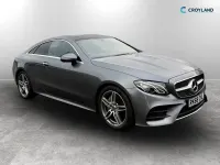 Used Mercedes E220 AMG Line Premium 194 HP (142 kW) 2018 Grey Coupe