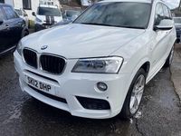 Used BMW X3 M Sport 184 HP (135 kW) 2012 White SUV