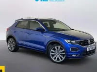Used VW T-Roc R-line 150 HP (110 kW) 2020 Blue SUV