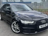 Used Audi A6 Black Edition 190 HP (139 kW) 2015 Black Sedan