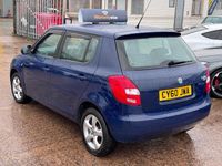 Used Skoda Fabia SE 105 HP (77 kW) 2011 Blue Hatchback