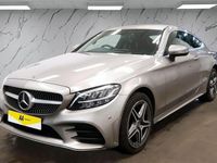 Used Mercedes C220 AMG line 194 HP (142 kW) 2019 Silver Coupe