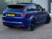 Used Land Rover Range Rover Sport SVR 2018 Blue SUV