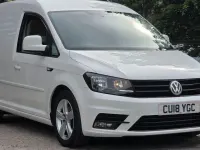 Used VW Caddy Trendline 102 HP (75 kW) 2018 White MPV