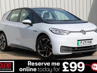 Used VW ID.3 Pro 106 kW (145 HP) 2022 White Hatchback