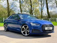 Begagnad Audi A5 Black Edition 190 HK (139 kW) 2019 Blå Sportkupé