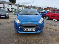 Used Ford Fiesta Zetec 82 HP (60 kW) 2014 Blue Hatchback