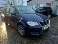 Used VW Touran SE 138 HP (101 kW) 2007 Blue MPV