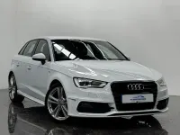 Used Audi A3 Sportback S-Line 2014 White Hatchback