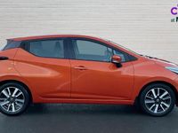 Used Nissan Micra Acenta 71 HP (52 kW) 2018 Orange Hatchback