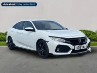 Used Honda Civic Sport 182 HP (133 kW) 2018 White Hatchback