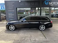 Used Mercedes E220 AMG line 194 HP (142 kW) 2017 Black Estate